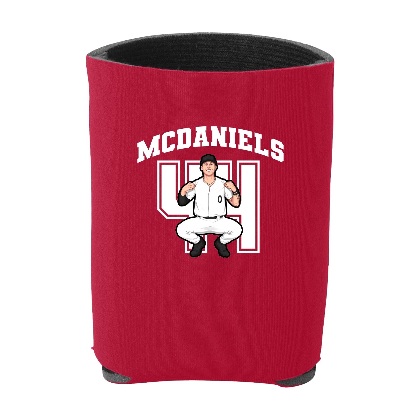 Can Holder — Number in Red
