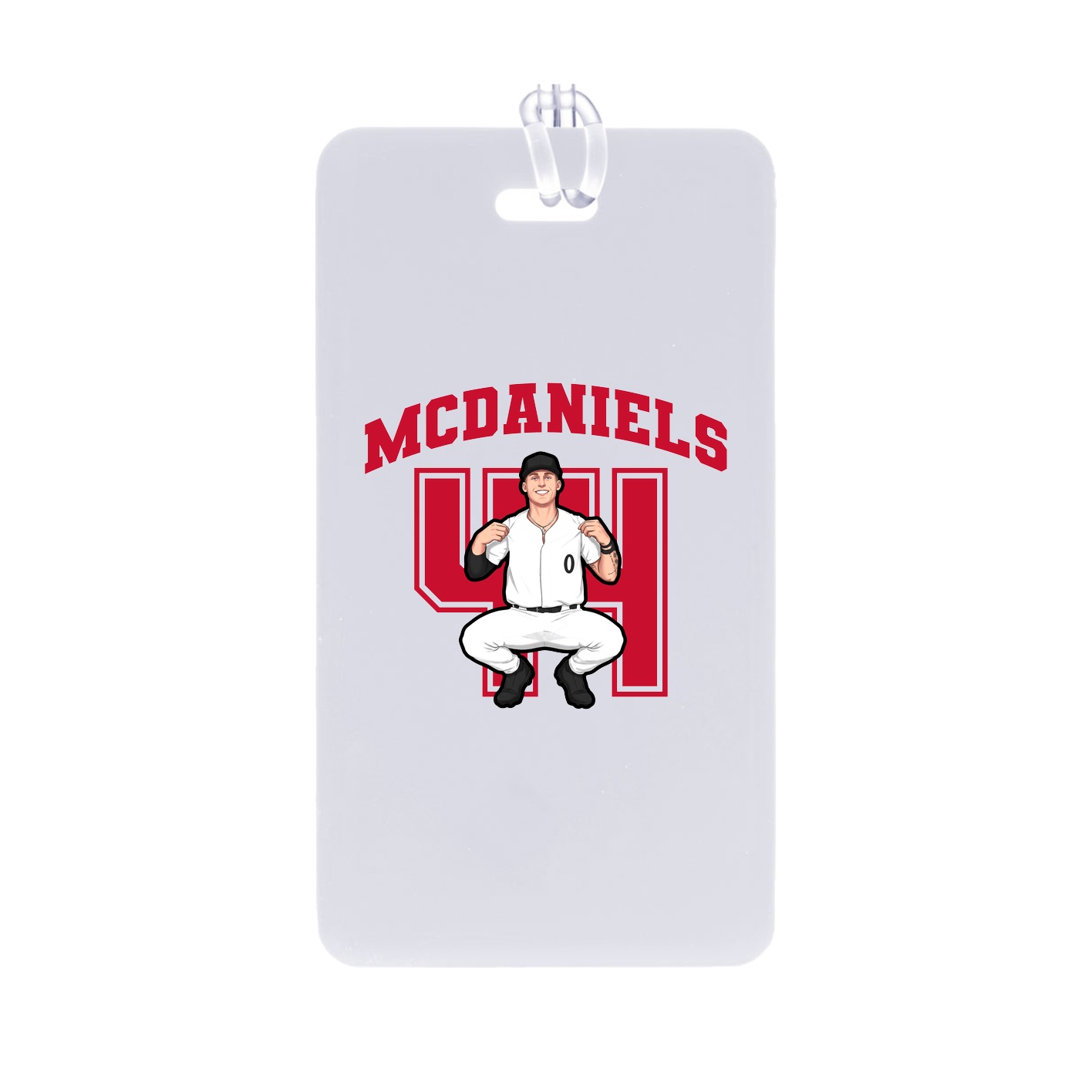 Bag Tag — Number in Classic