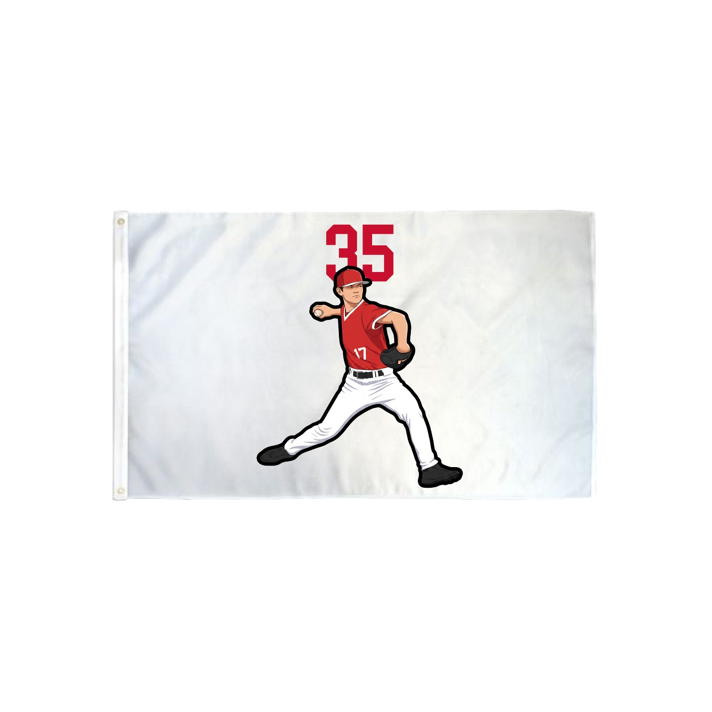 3x5 Flag — Number Top in Classic