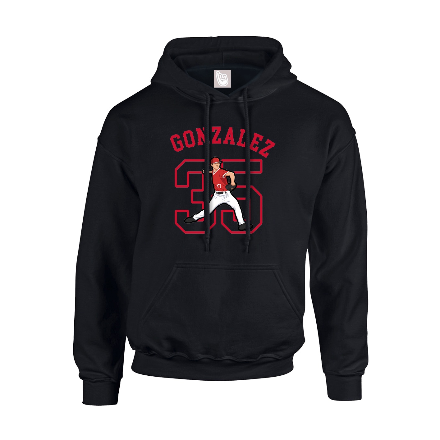 Hoodie — Shirsey Arch in Black