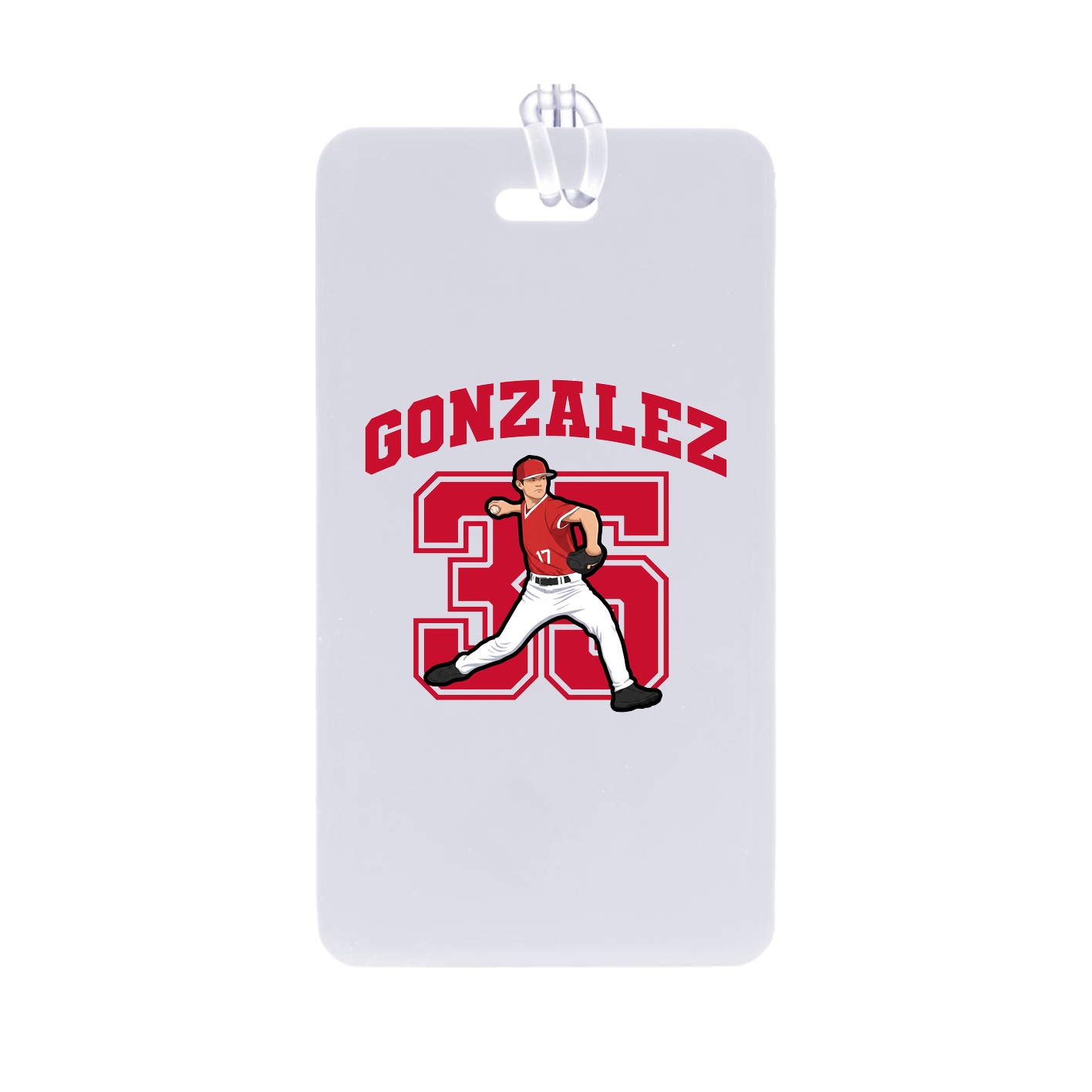 Bag Tag — Number in Classic