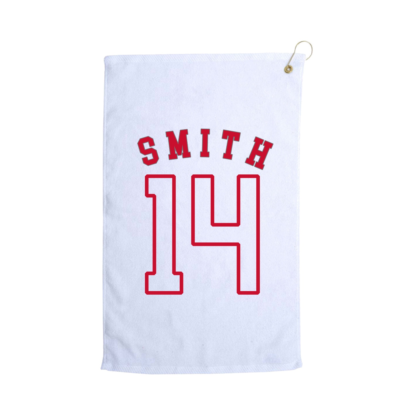 Golf Towel — Shirsey Arch in White