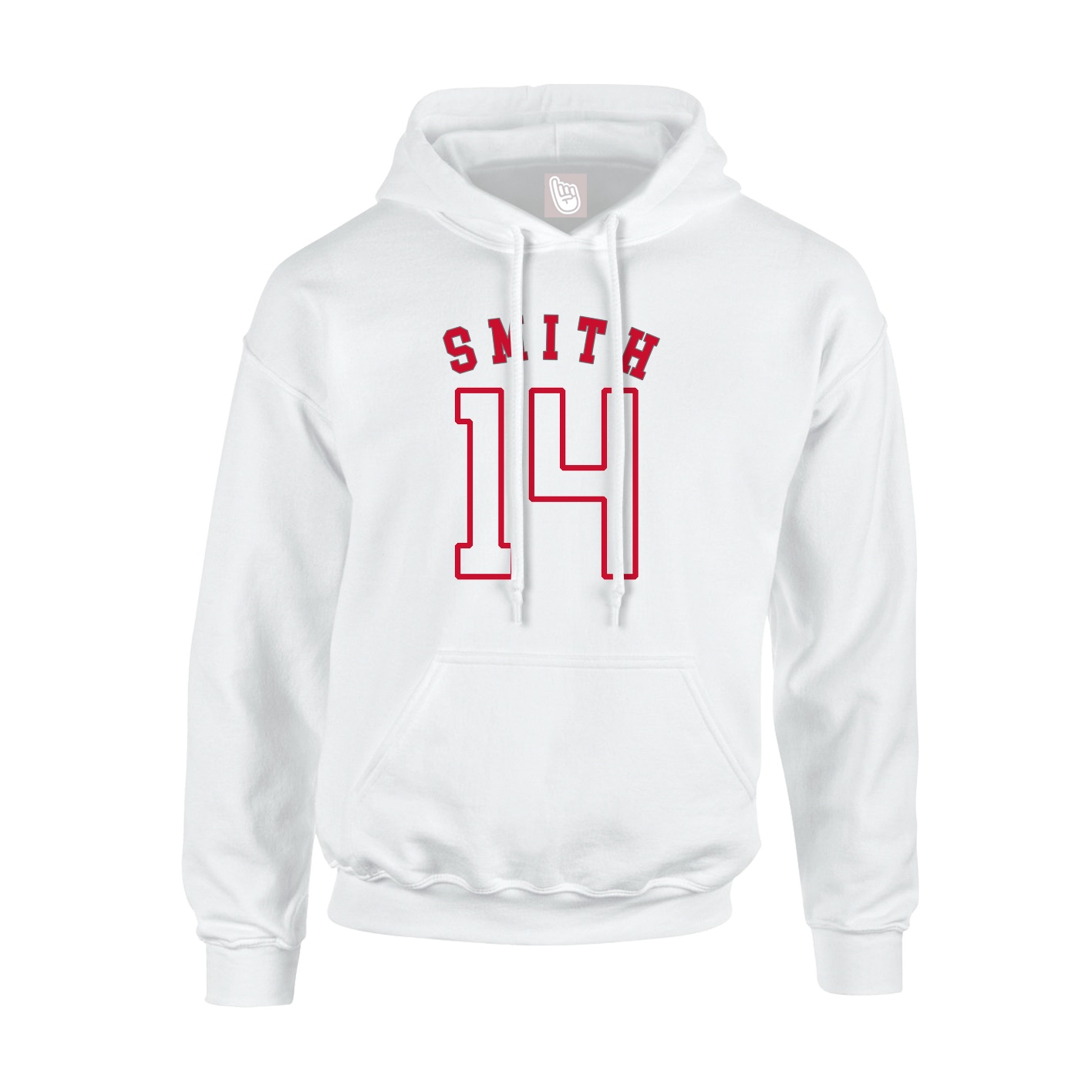 Hoodie — Shirsey Arch in White