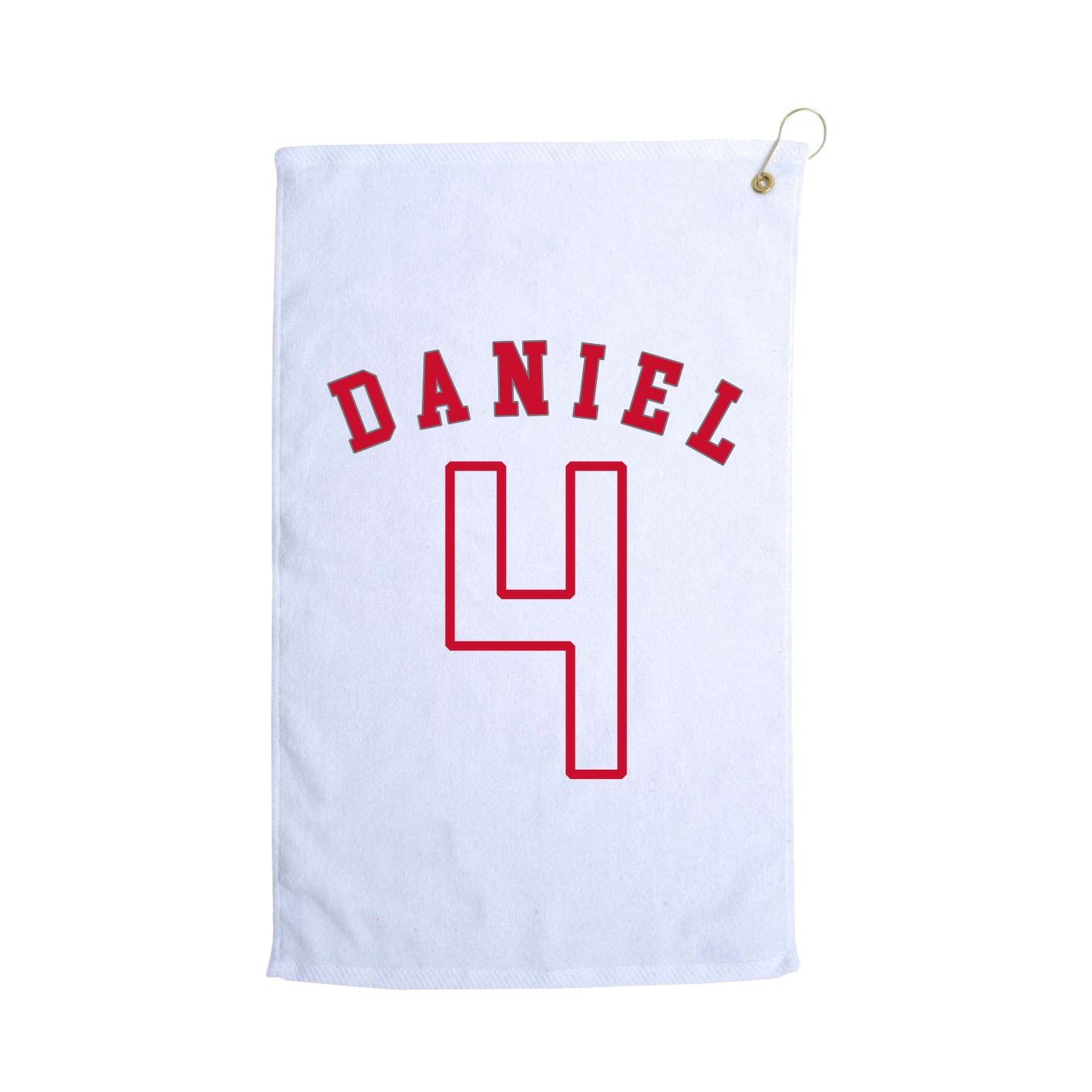 Golf Towel — Shirsey Arch in White