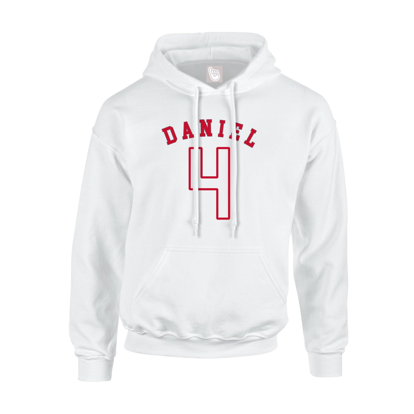 Hoodie — Shirsey Arch in White