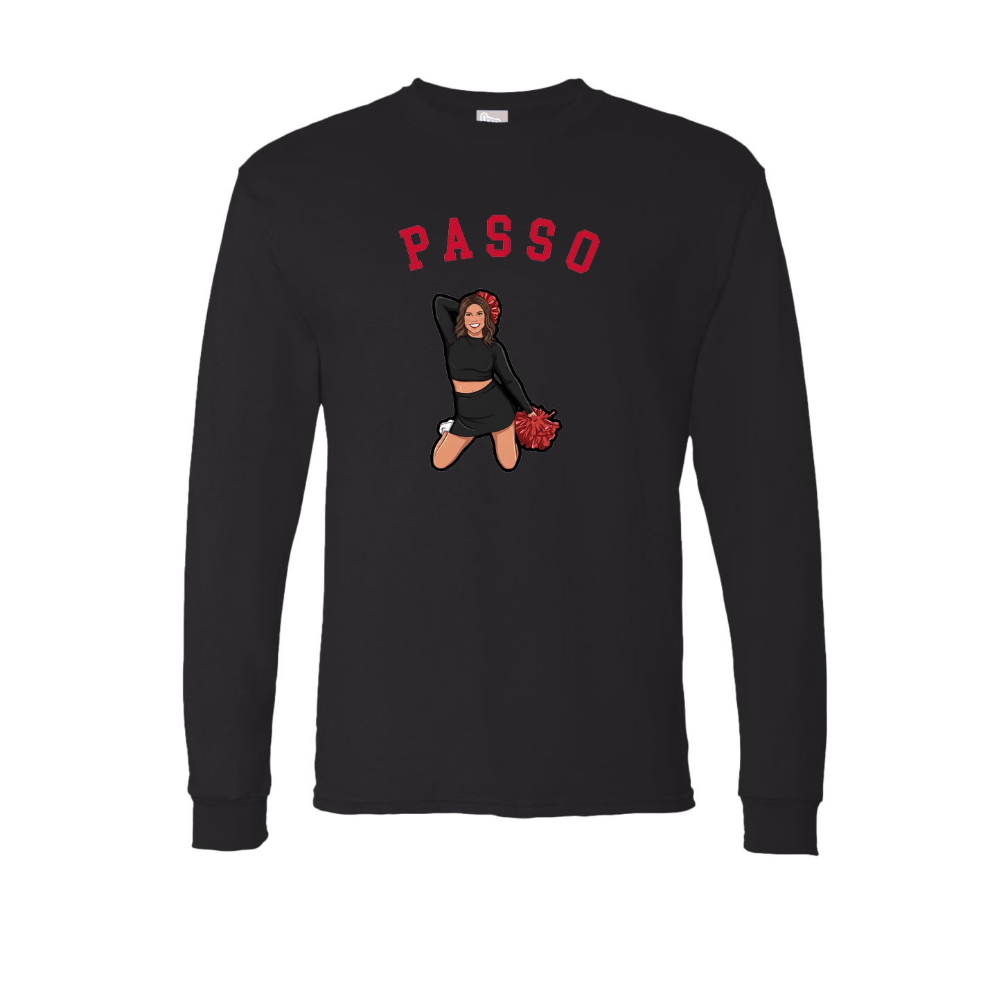 Long Sleeve Tee — Shirsey Arch in Black