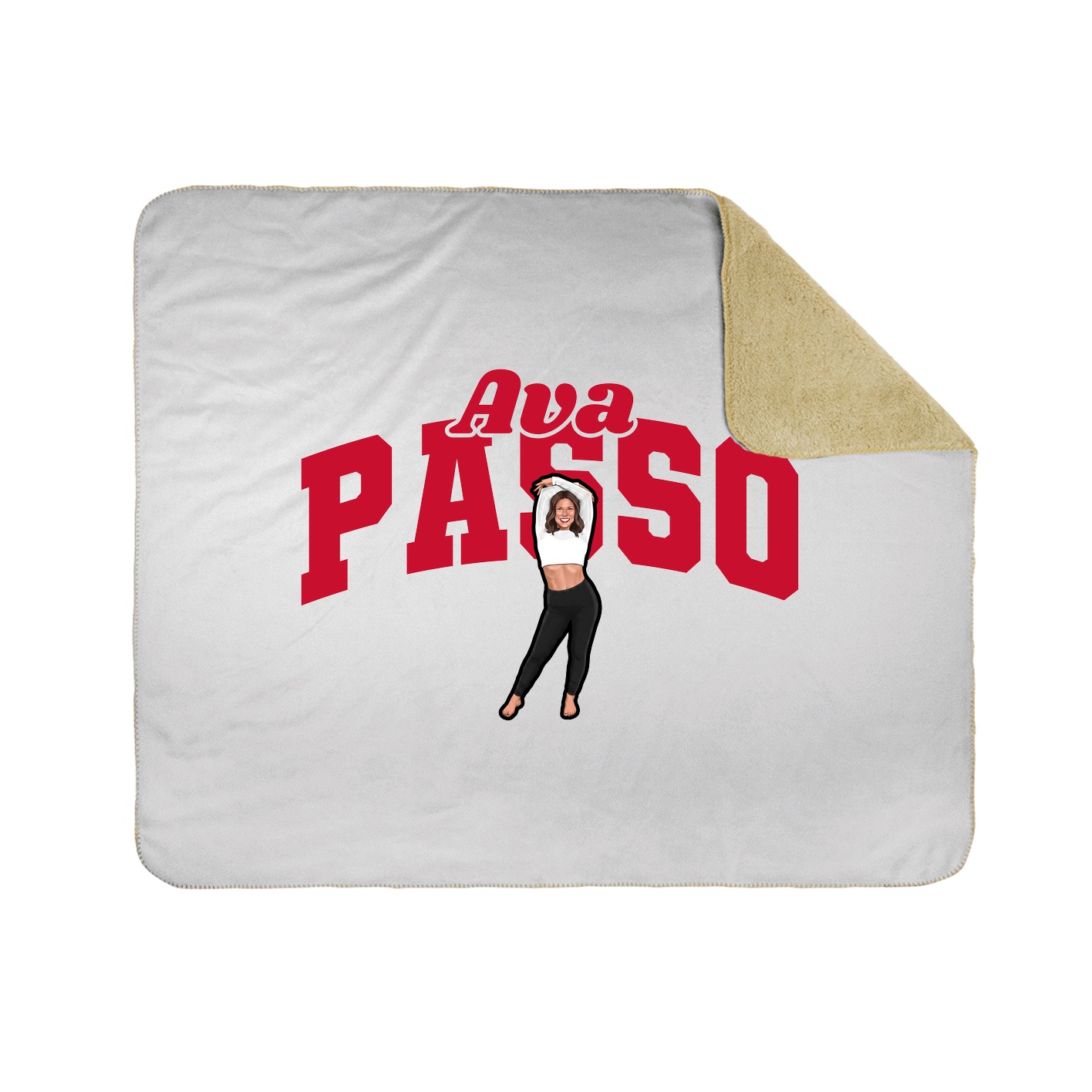 Throw Blanket — Signature Arch in White