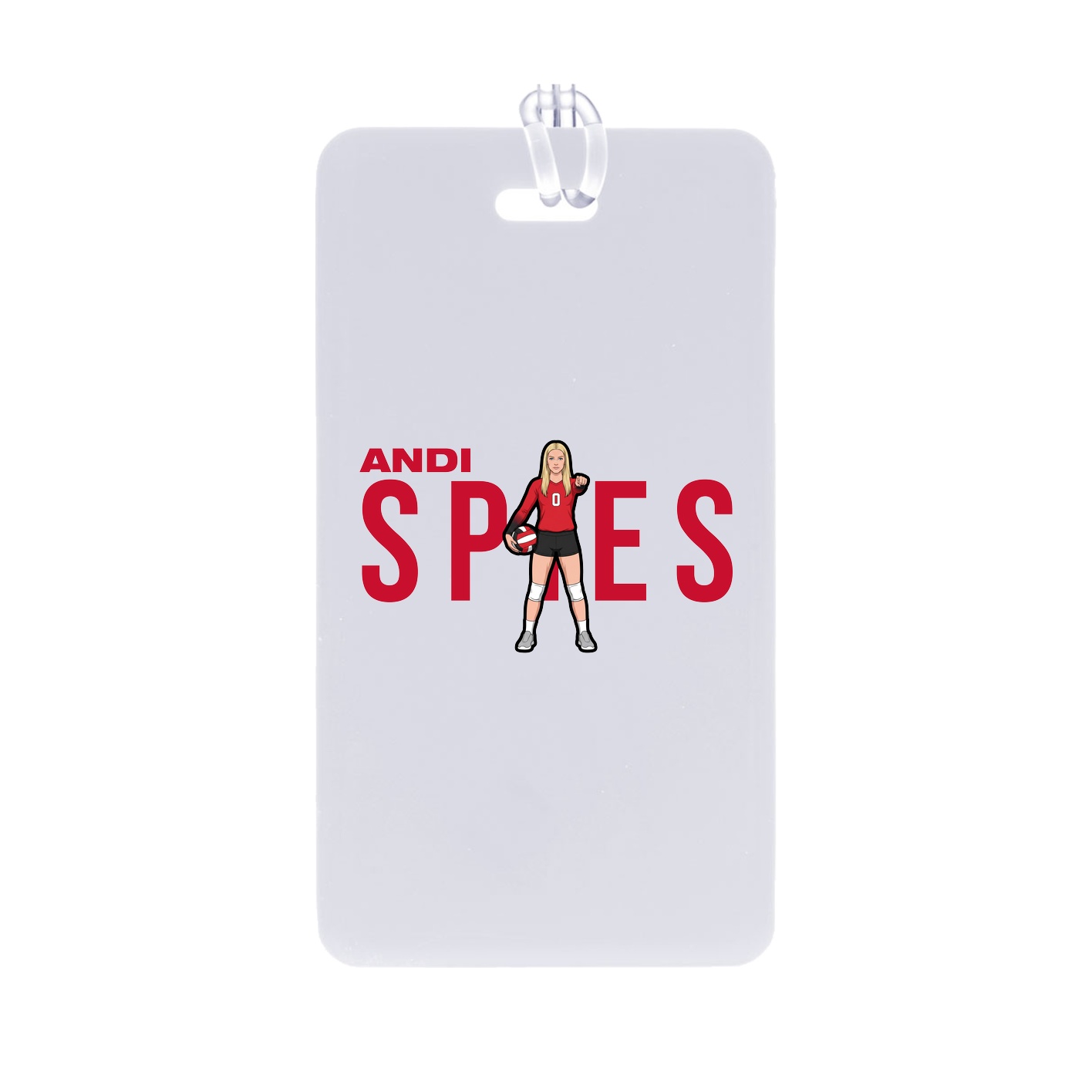 Bag Tag — Player Name in Classic