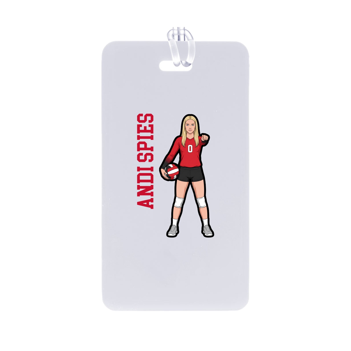 Bag Tag — Name Vertical in Classic