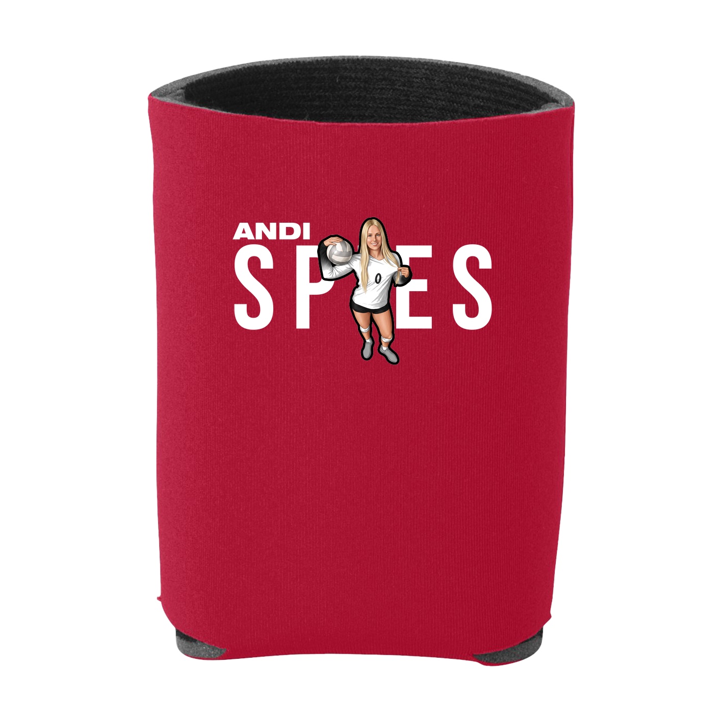 Can Holder — Player Name in Red