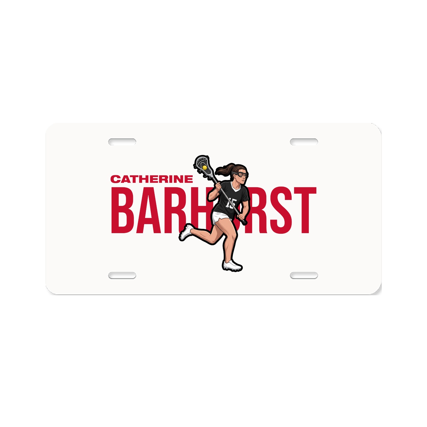 License Plate — Player Name in Classic