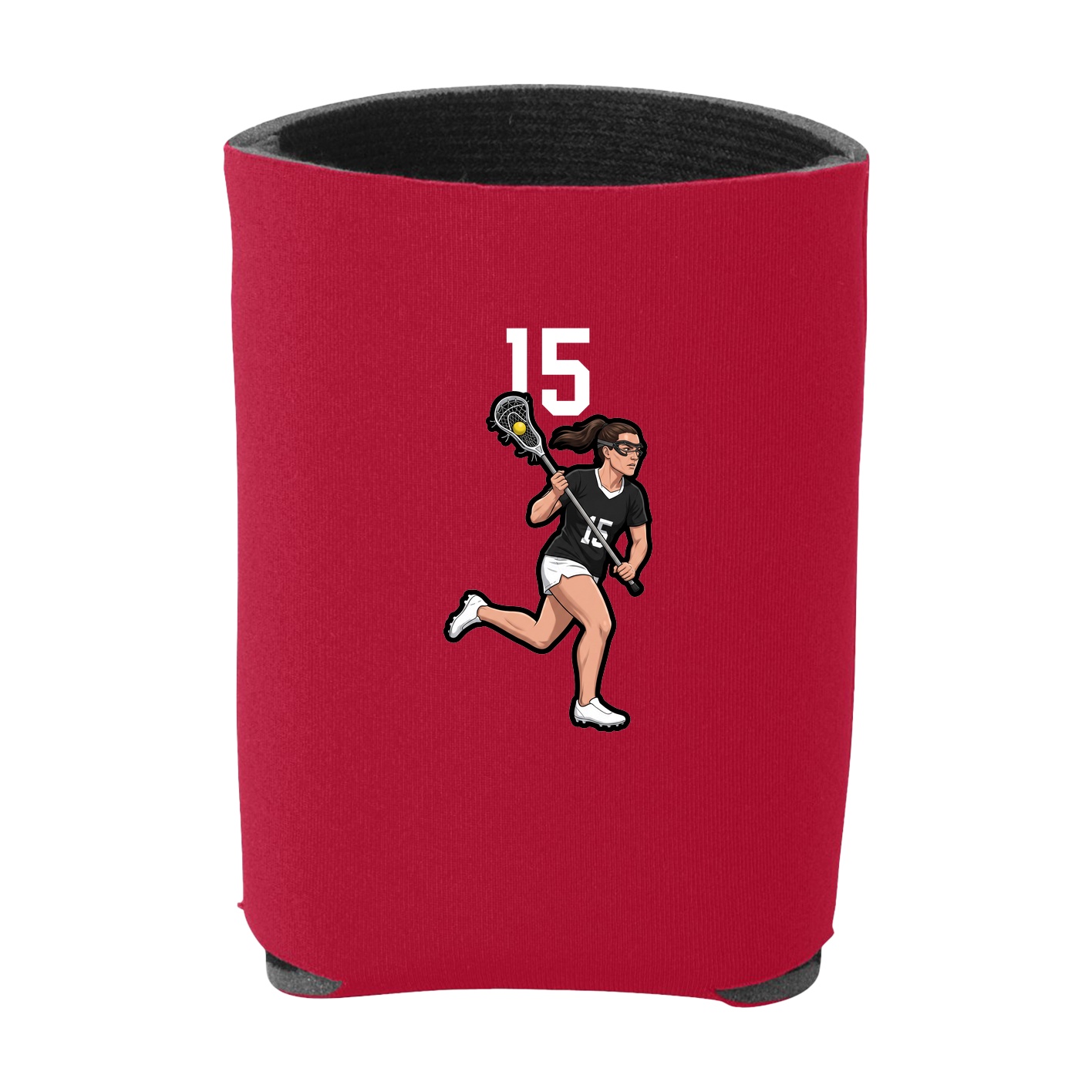 Can Holder — Number Top in Red