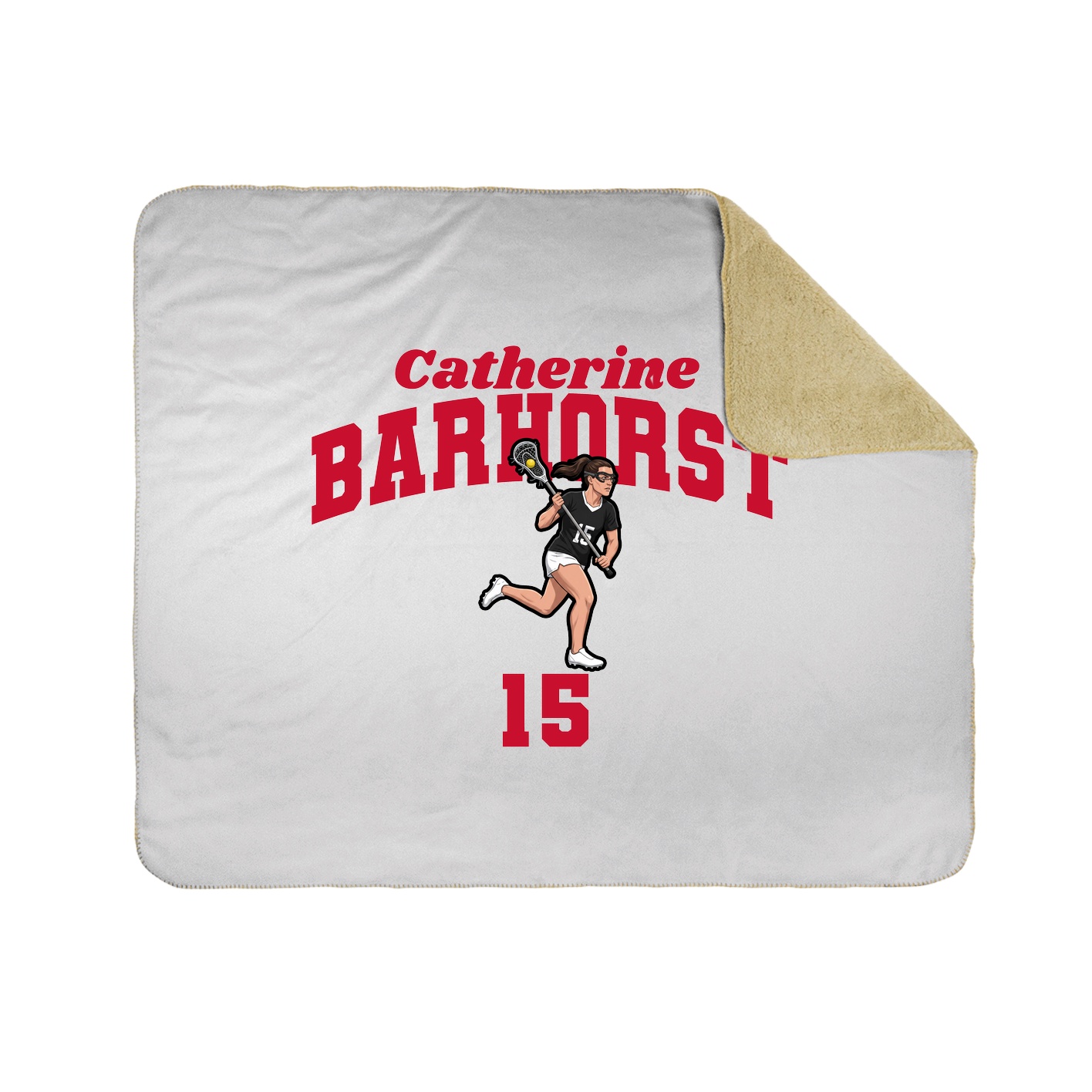 Throw Blanket — Signature Arch in White