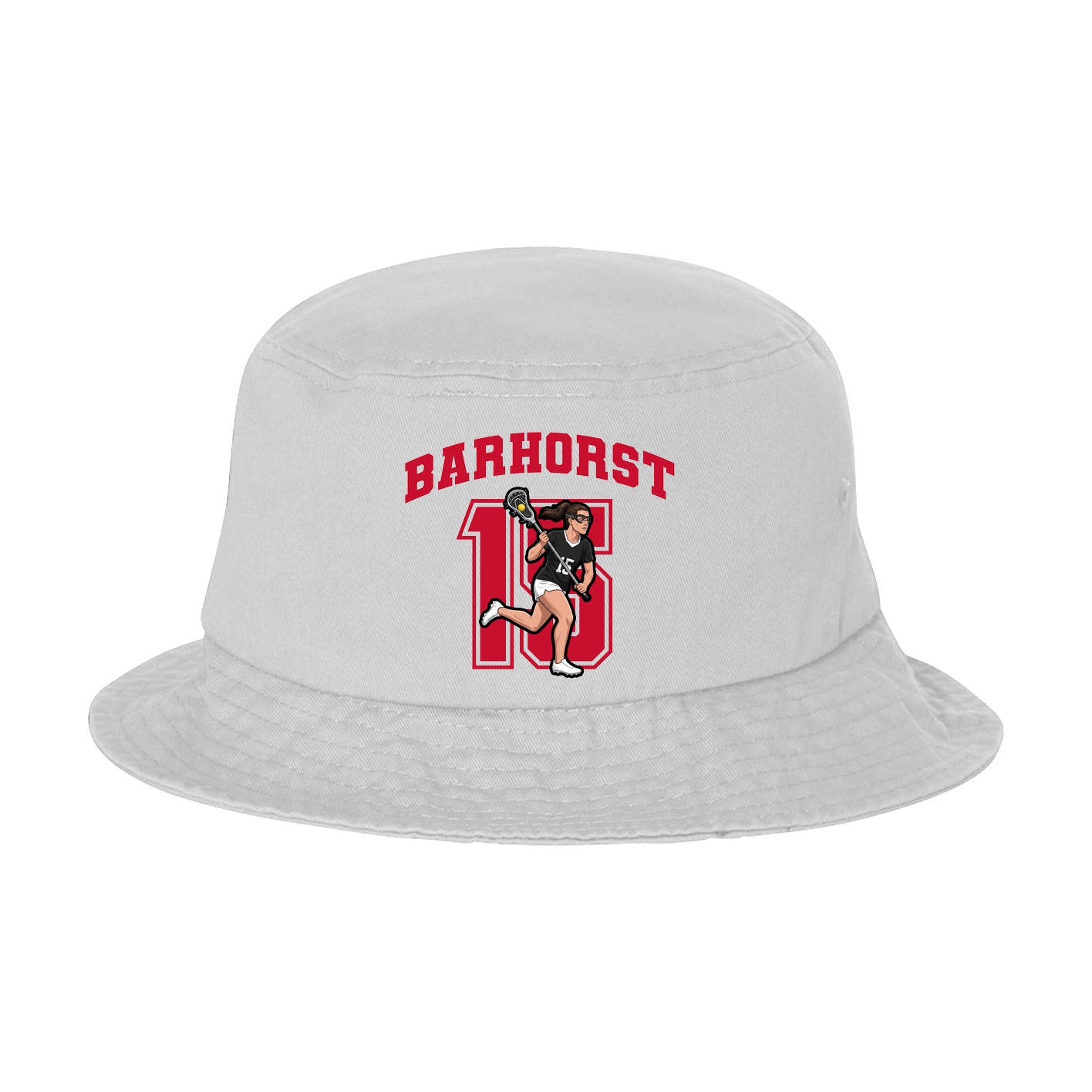Bucket Cap — Number in White