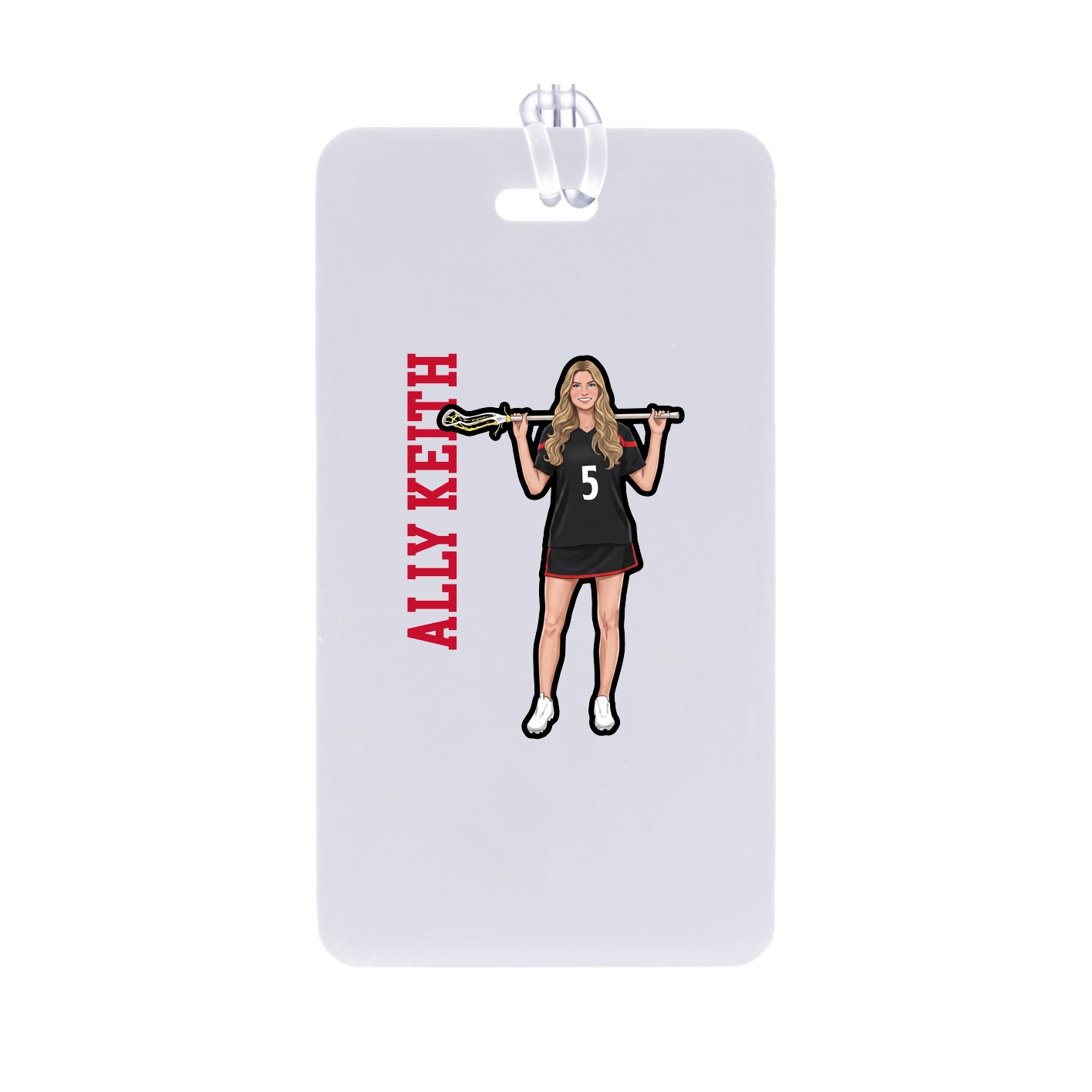 Bag Tag — Name Vertical in Classic