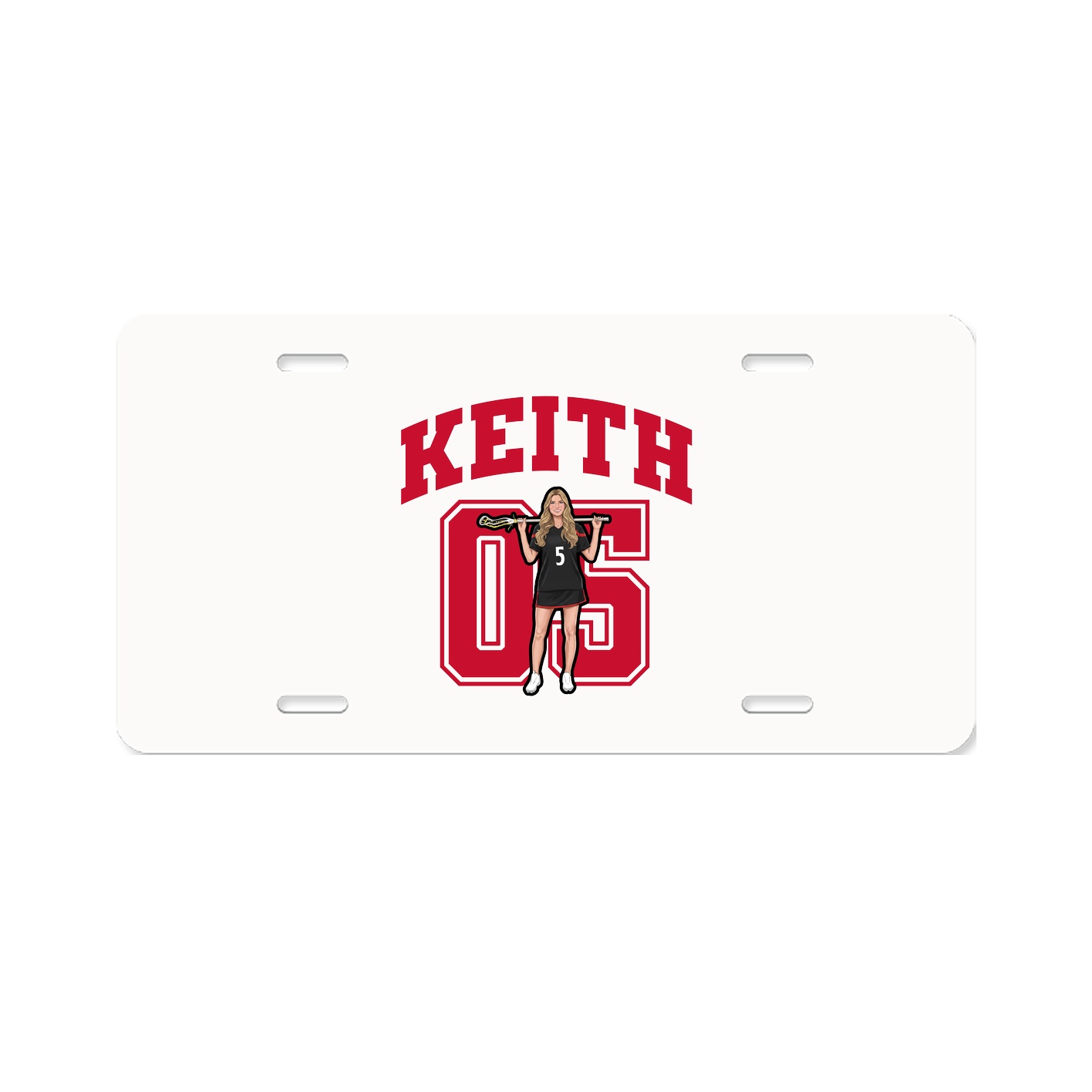License Plate — Number in Classic