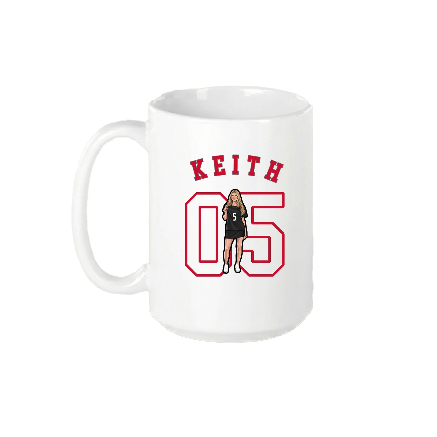 15oz Coffee Mug — Shirsey Arch in White