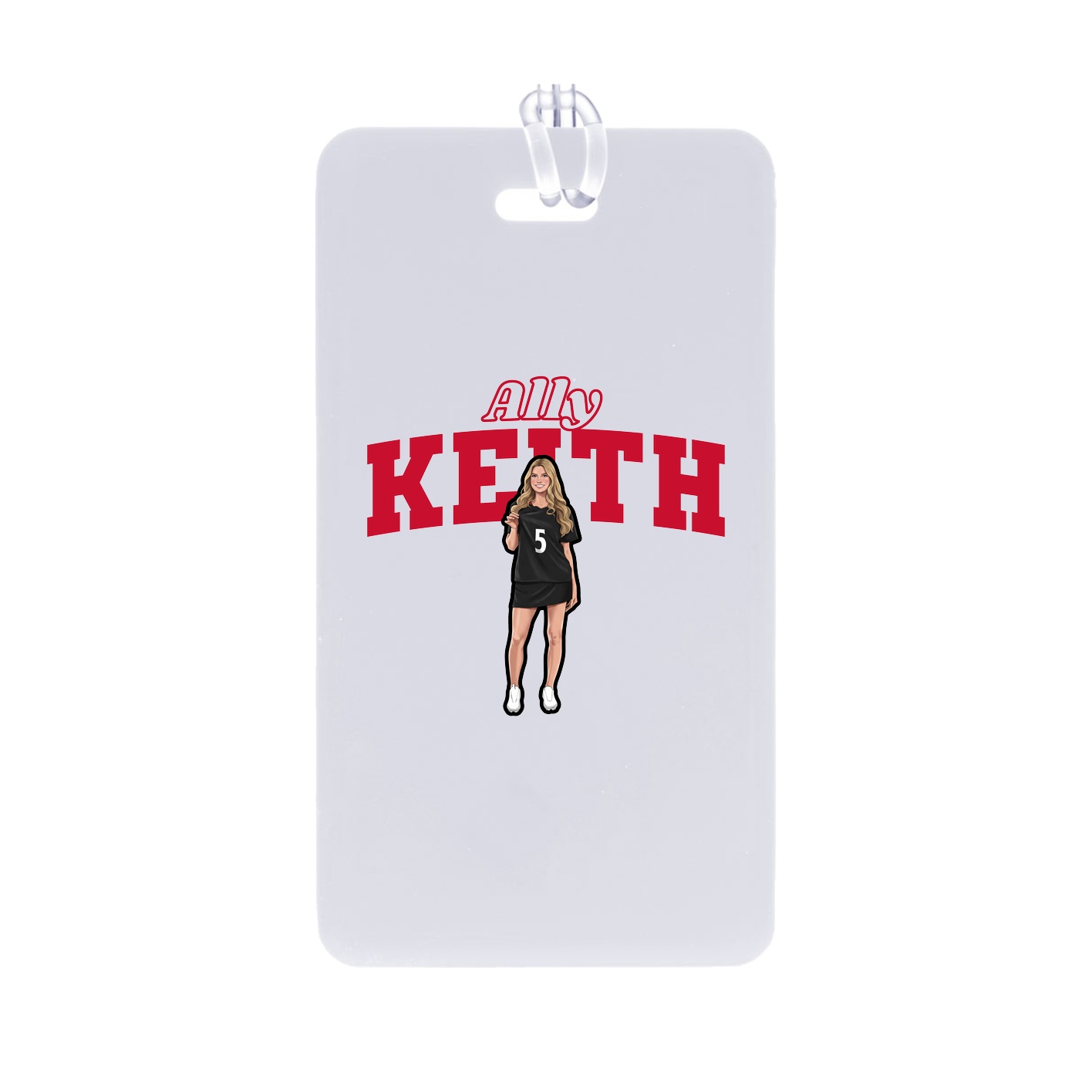 Bag Tag — Name Arch in Classic