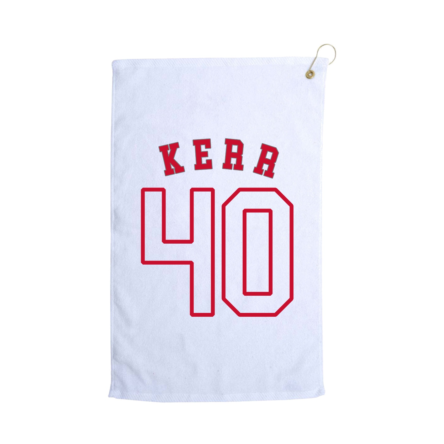 Golf Towel — Shirsey Arch in White