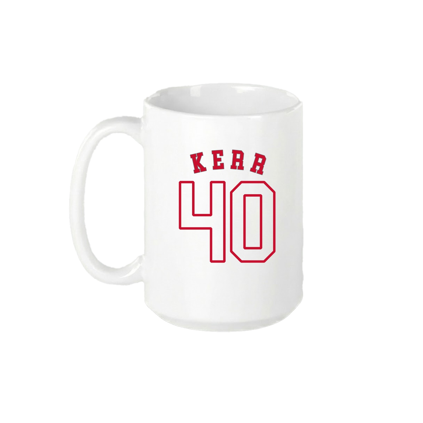 15oz Coffee Mug — Shirsey Arch in White