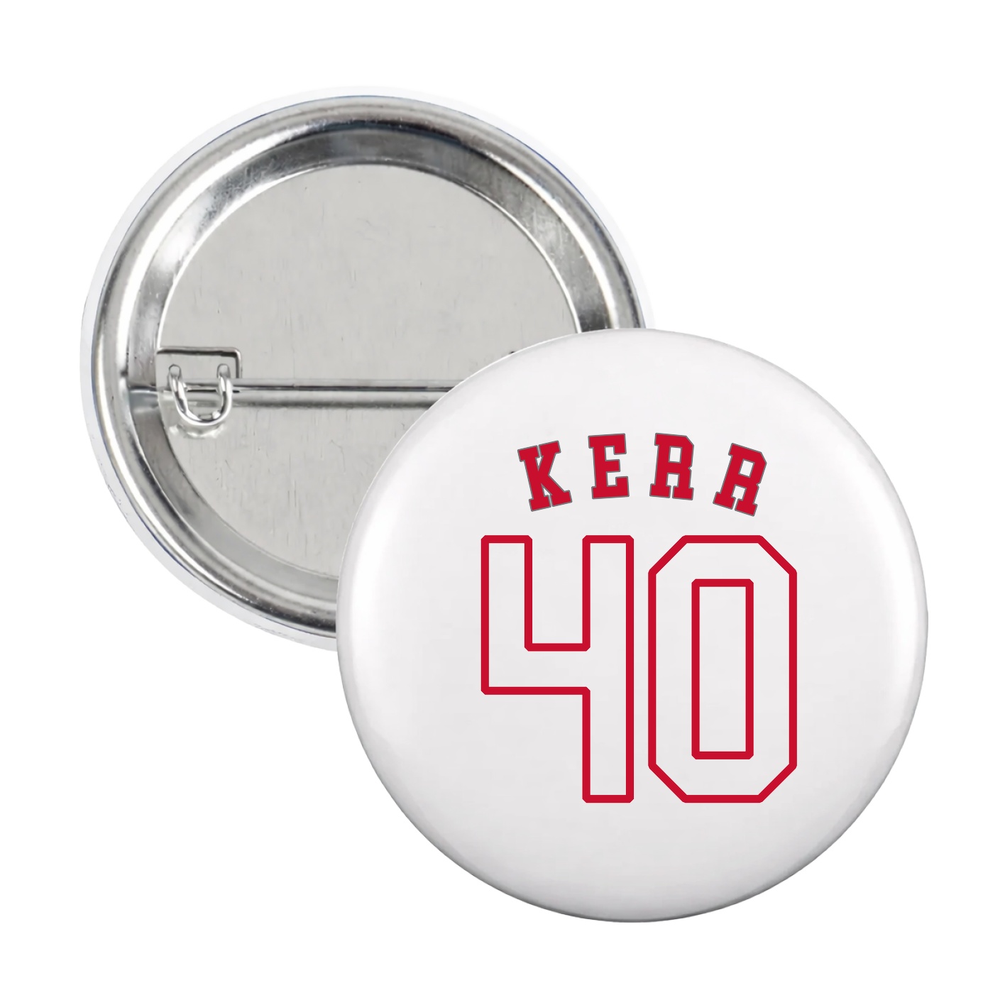 Game Day Button — Shirsey Arch in White