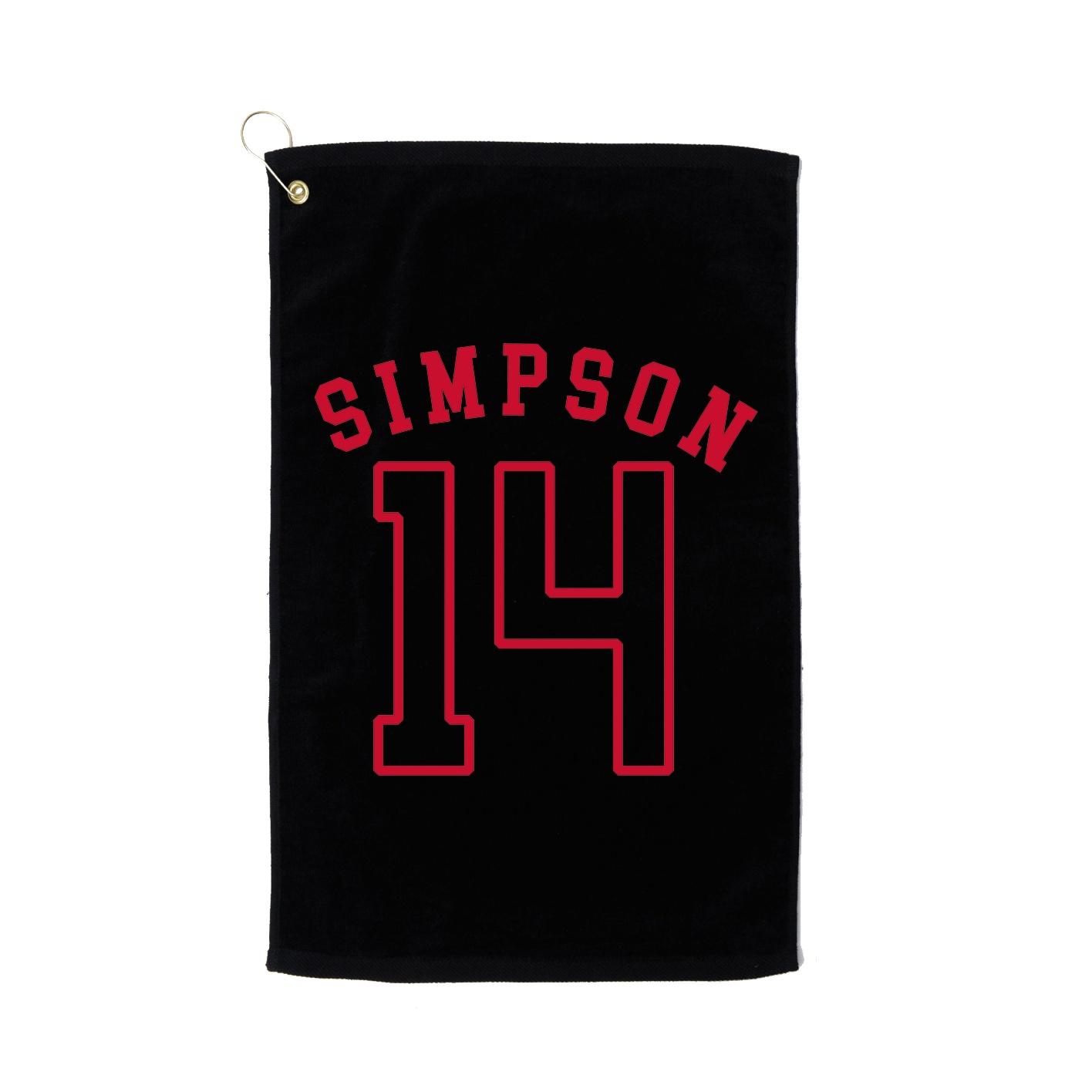 Golf Towel — Shirsey Arch in Black