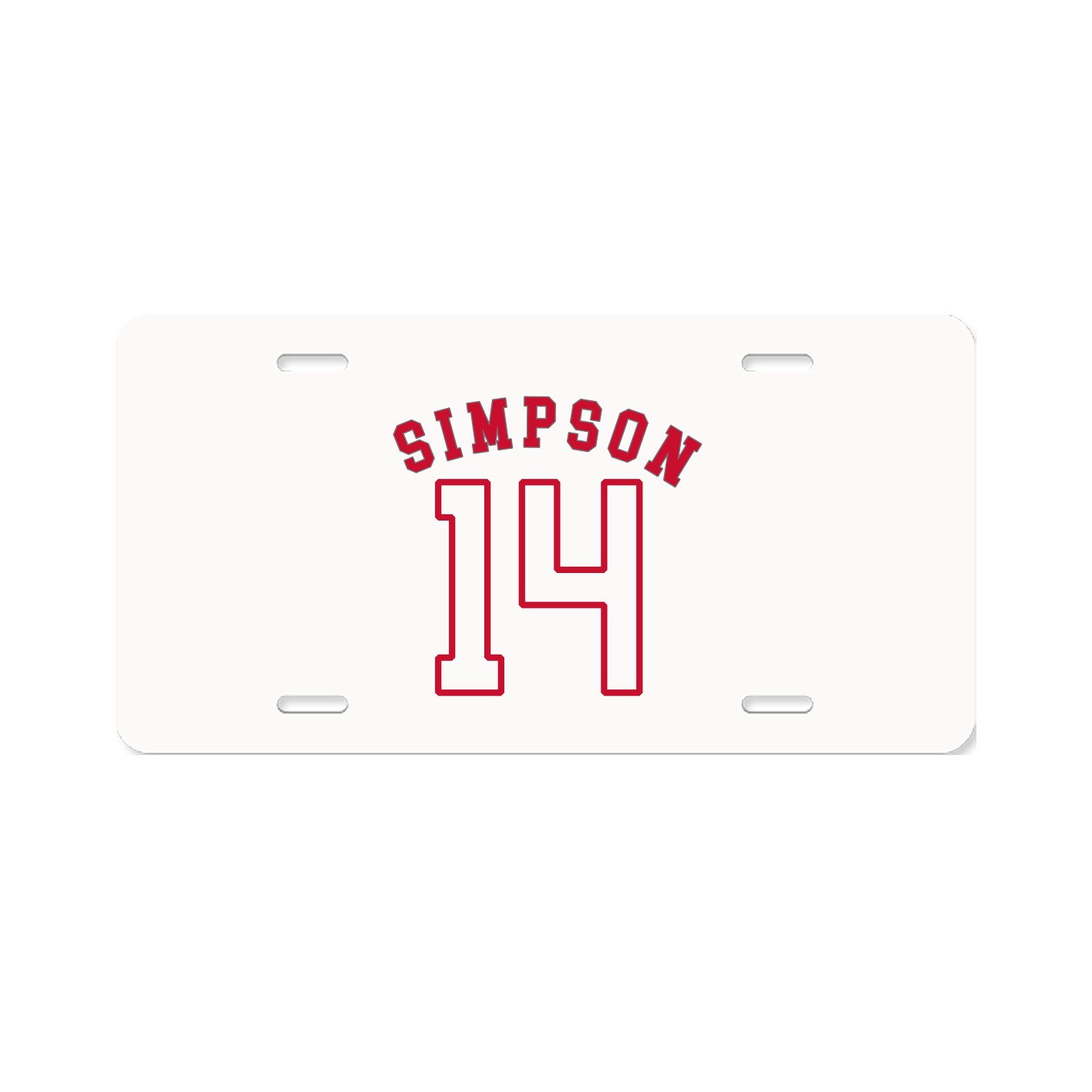 License Plate — Shirsey Arch in Classic