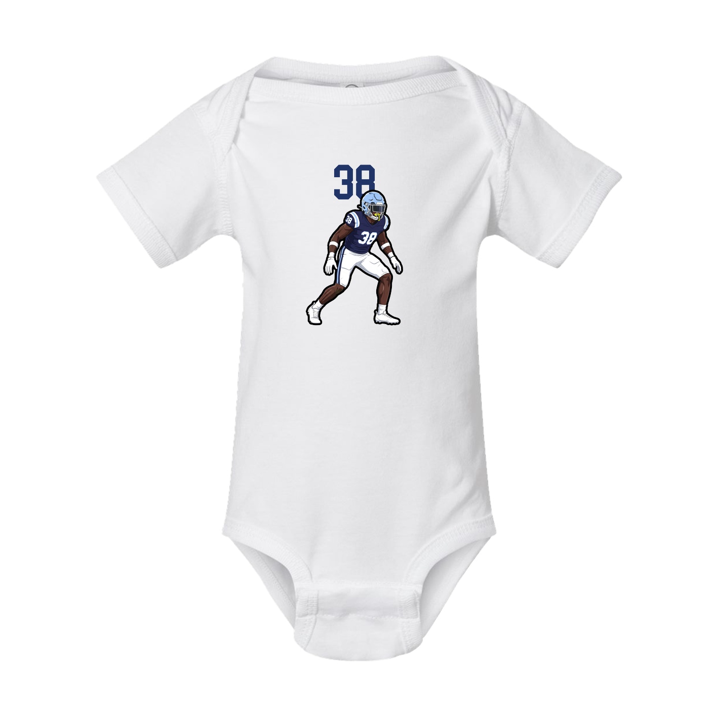 Baby Onesie — Number Top in White