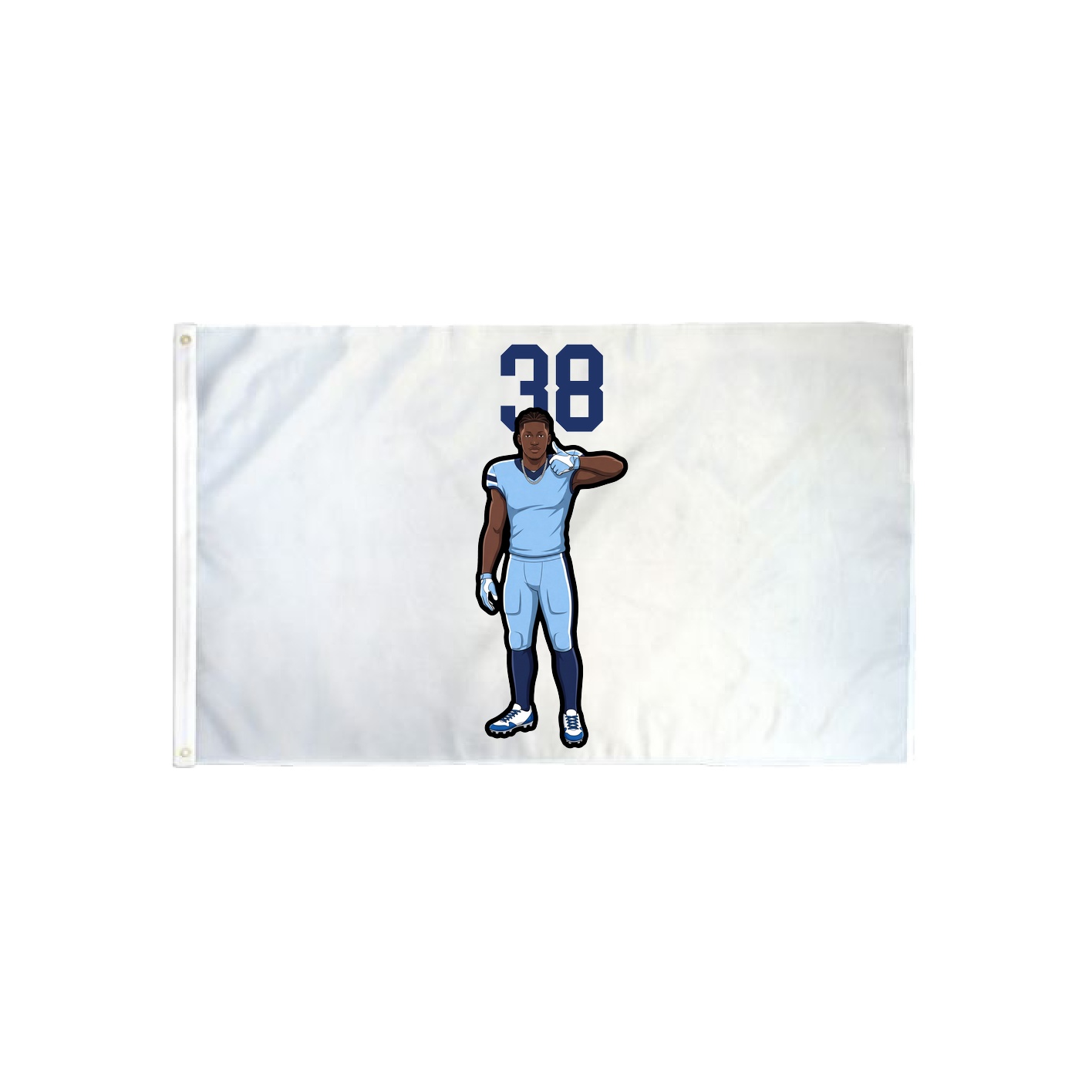 3x5 Flag — Number Top in Classic