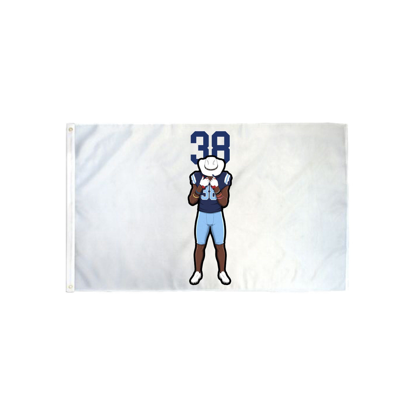 3x5 Flag — Number Top in Classic