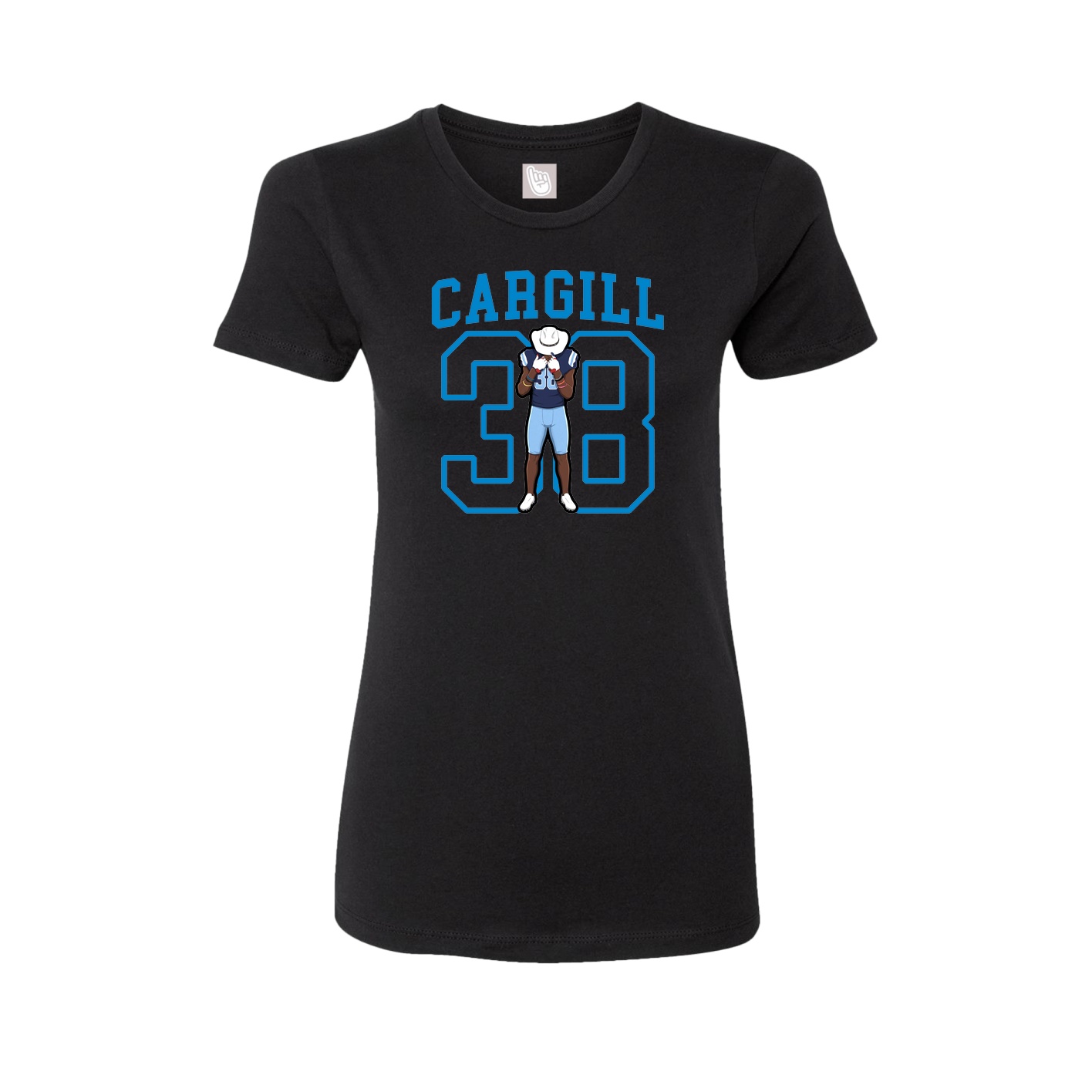 Fitted Women's Tee — Shirsey in Black