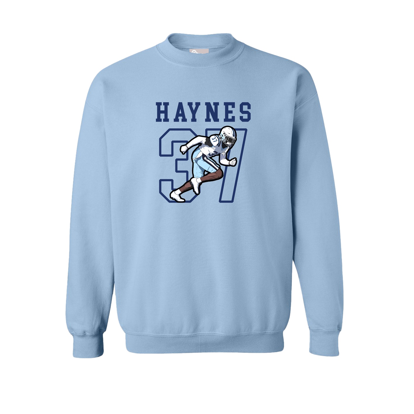 Fleece Crew — Shirsey in Light Blue