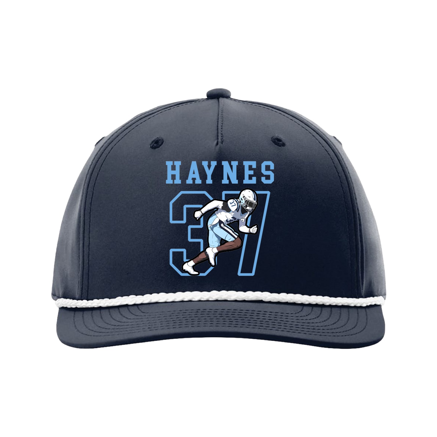 Five-Panel Classic Rope Cap — Shirsey in Navy