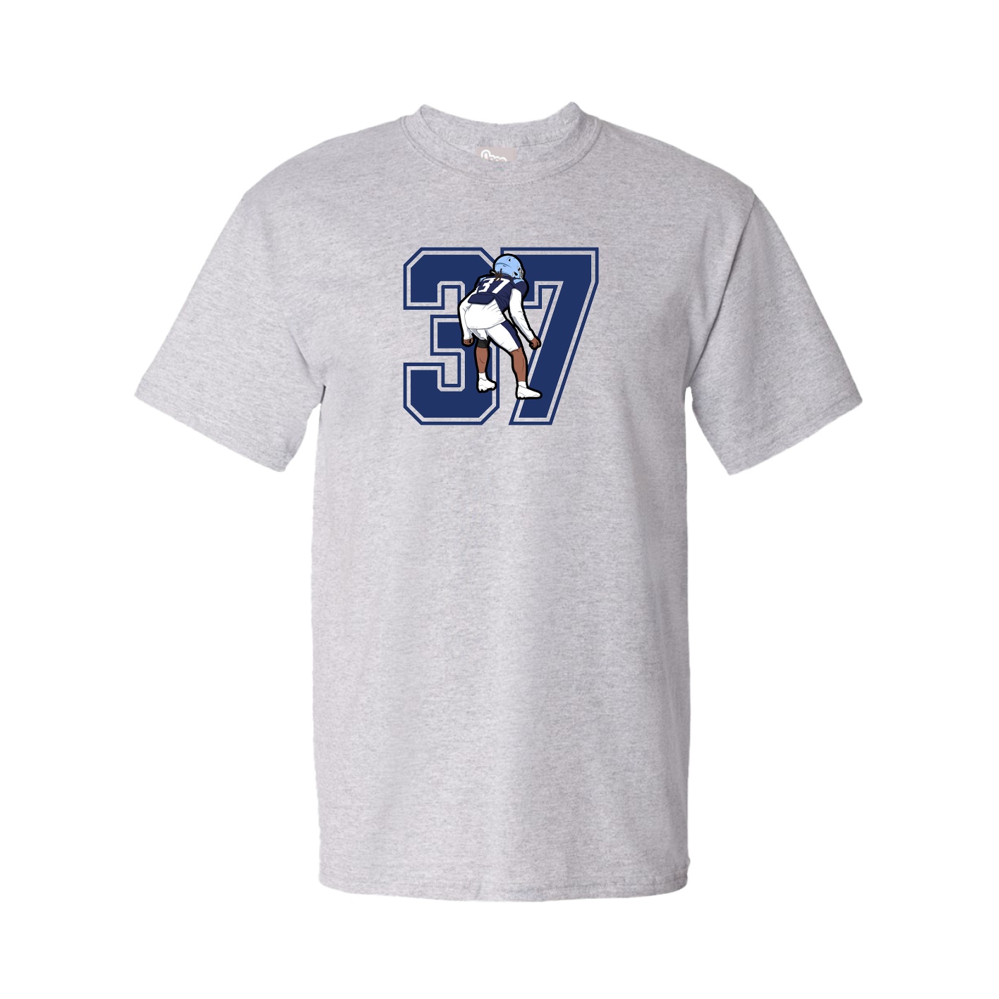 Youth Tee — Number in Grey