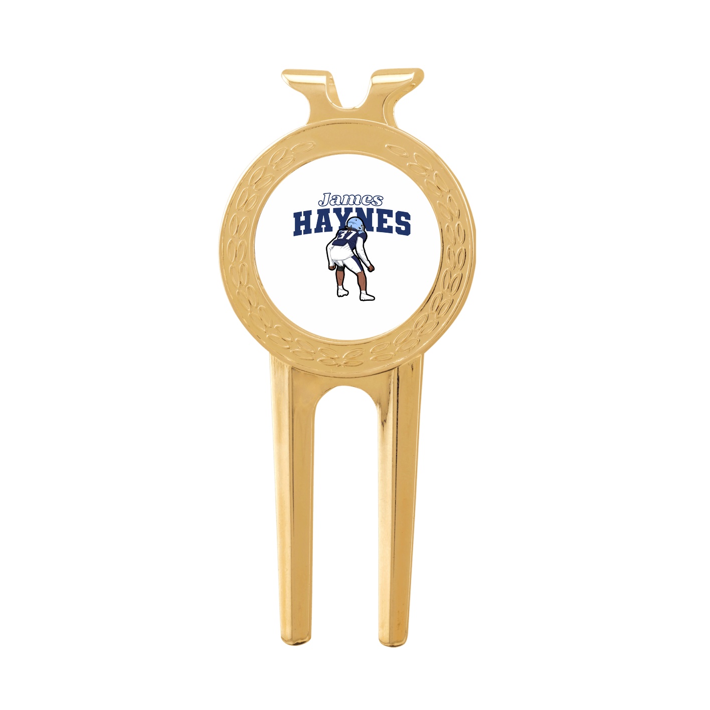 Divot Tool with Ball Marker — Name Arch in Classic