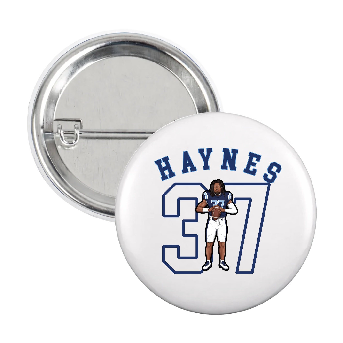 Game Day Button — Shirsey Arch in White