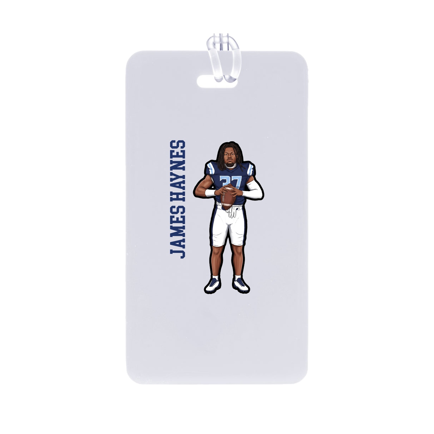 Bag Tag — Name Vertical in Classic