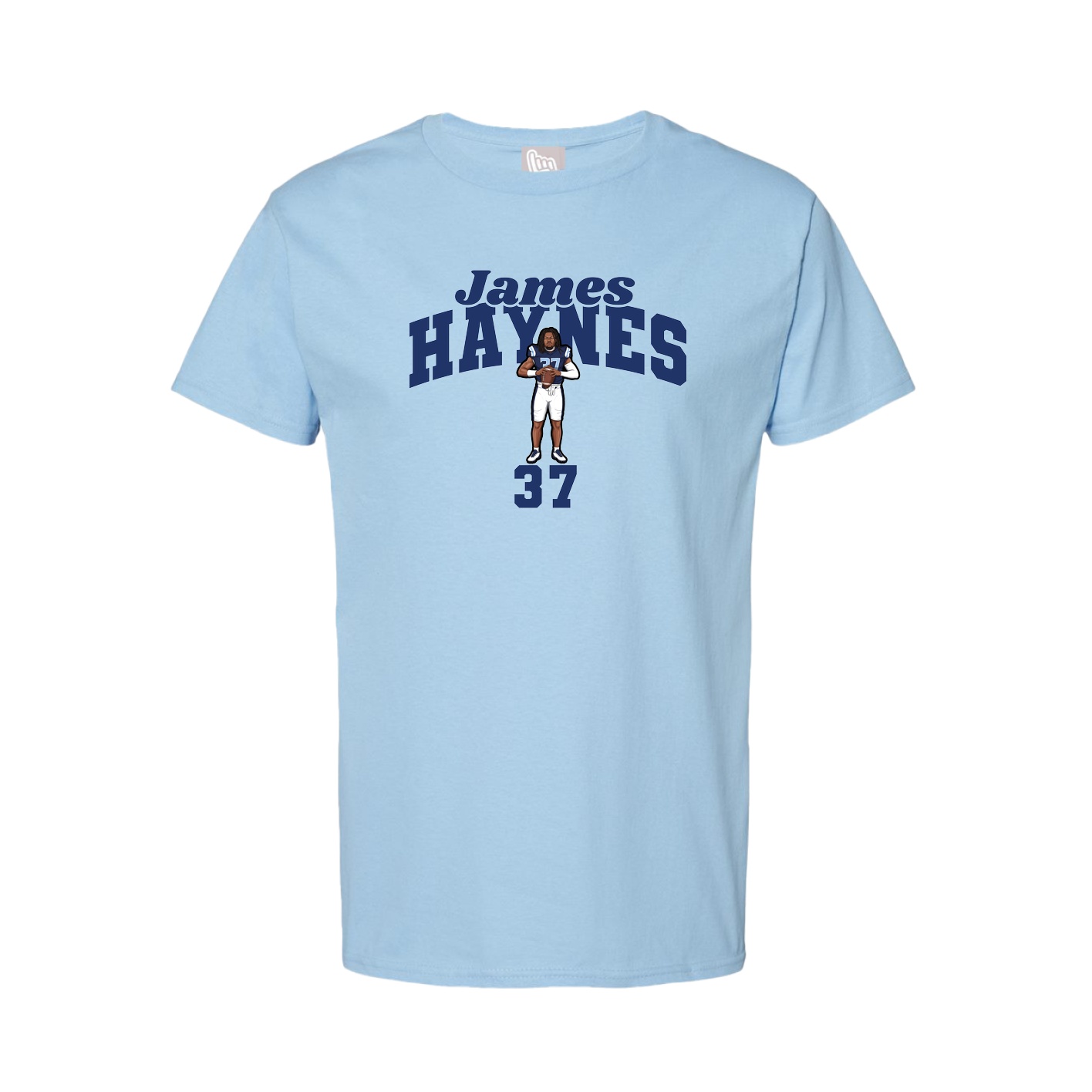 Tee — Signature Arch in Light Blue