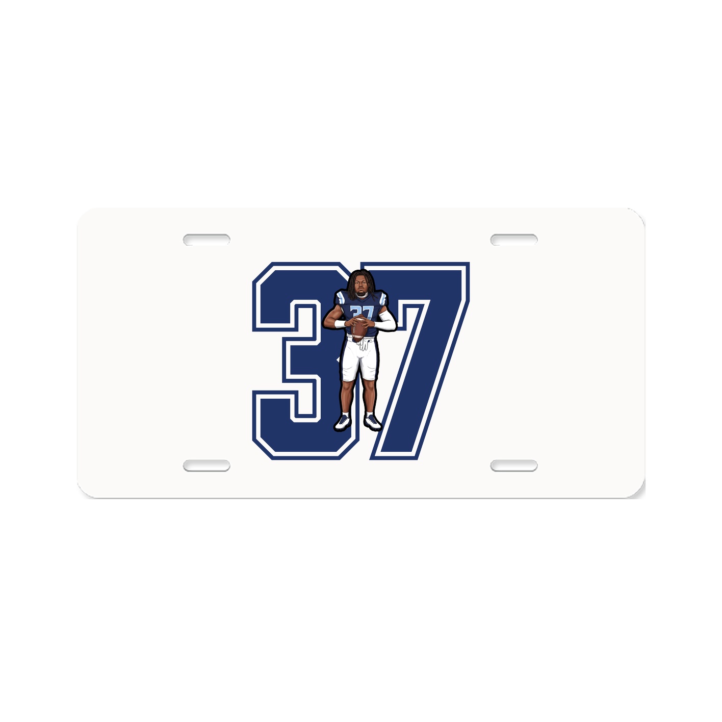License Plate — Number in Classic