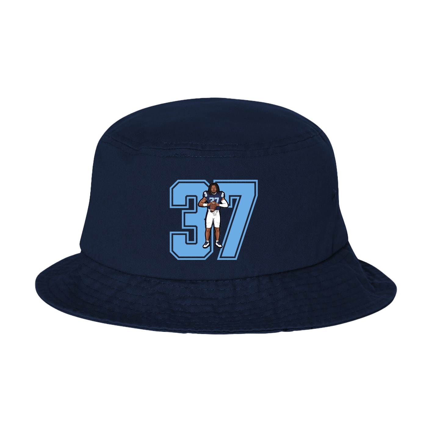 Bucket Cap — Number in Navy