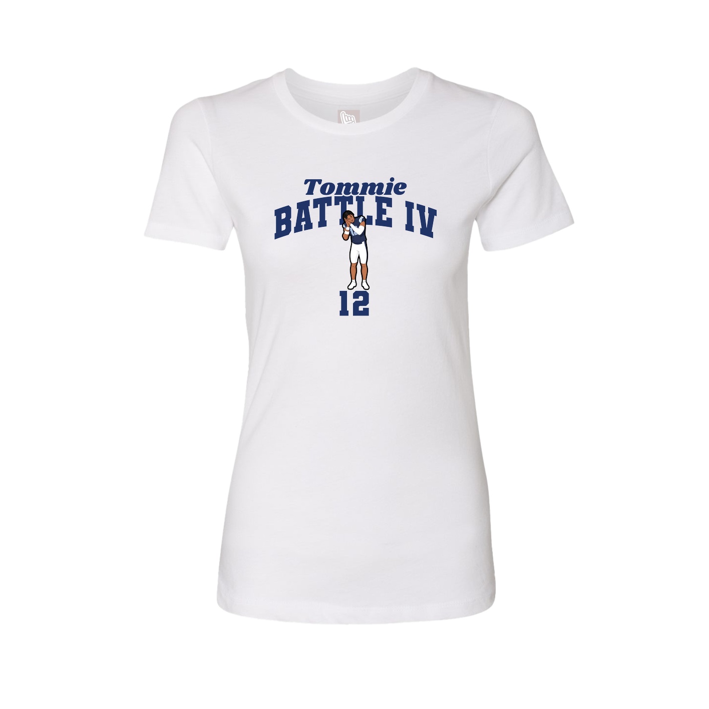 Womens Tee — Signature Arch in White