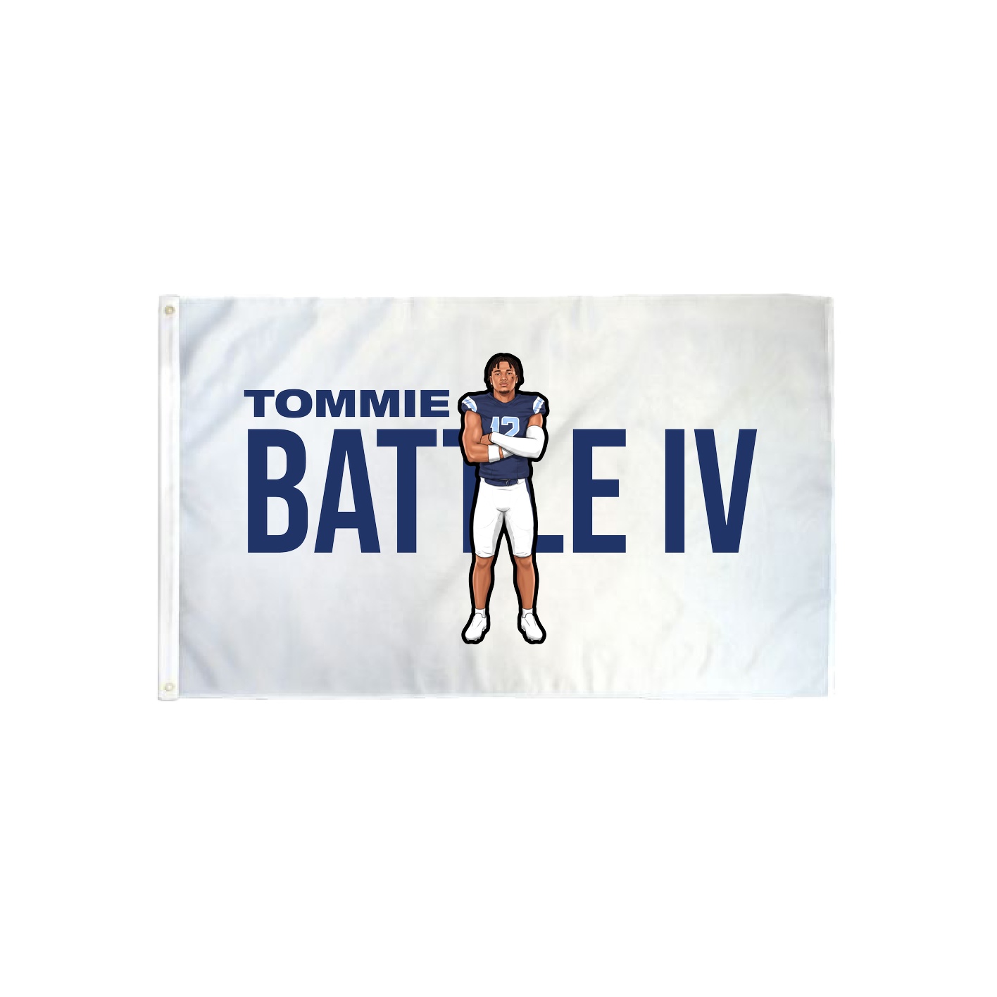 3x5 Flag — Player Name in Classic