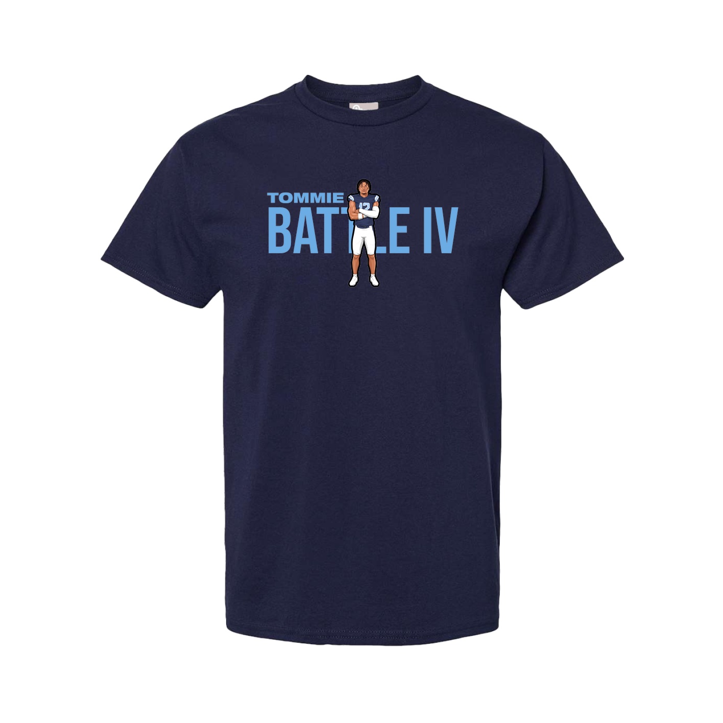 Tee — Player Name in Navy