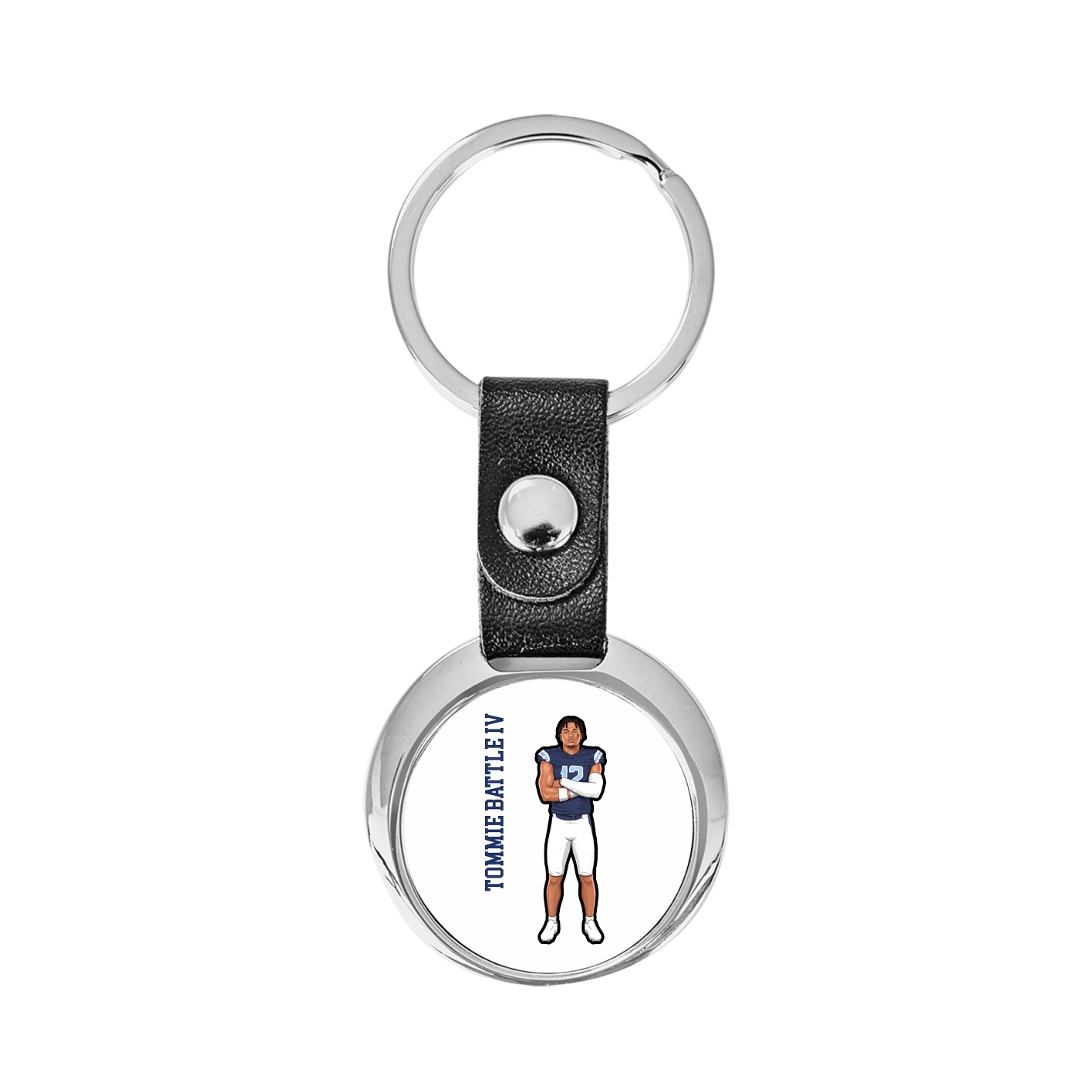 Key Chain — Name Vertical in Classic