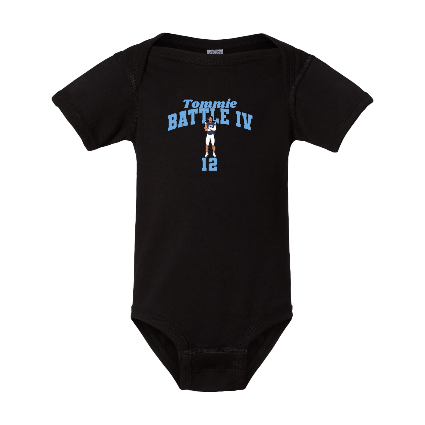 Baby Onesie — Signature Arch in Black