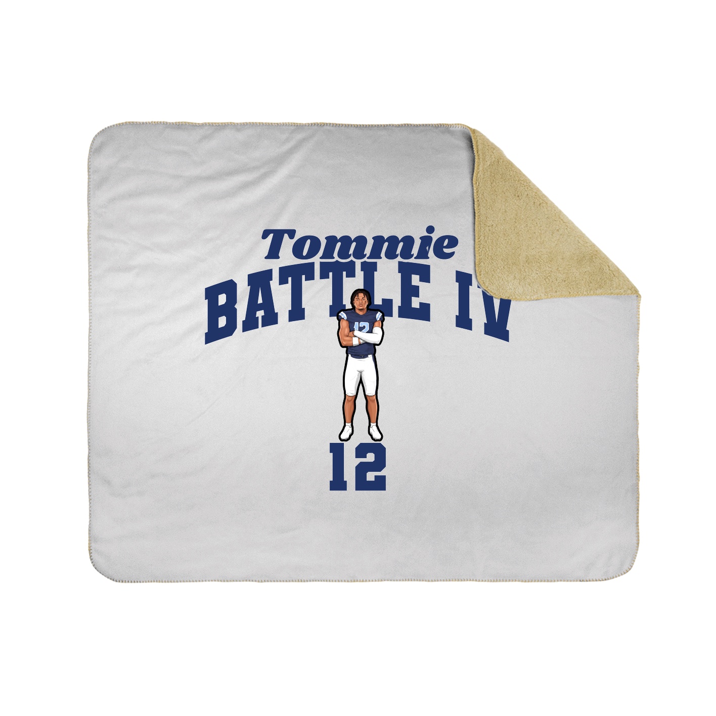 Throw Blanket — Signature Arch in White