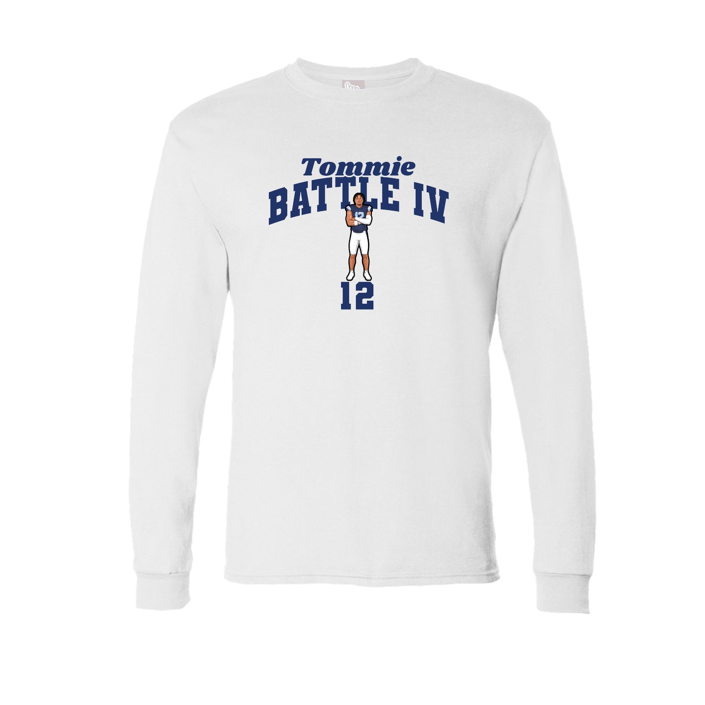 Long Sleeve Tee — Signature Arch in White