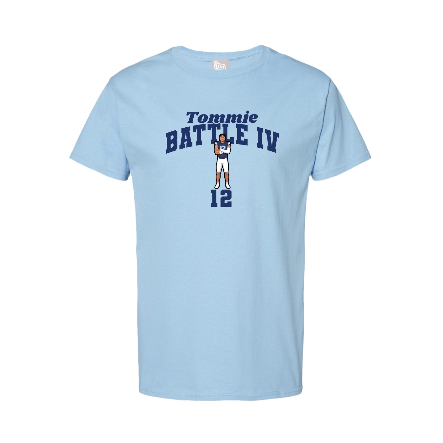 Youth Tee — Signature Arch in Light Blue