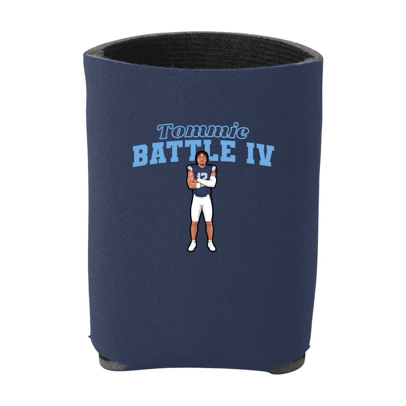 Can Holder — Name Arch in Navy