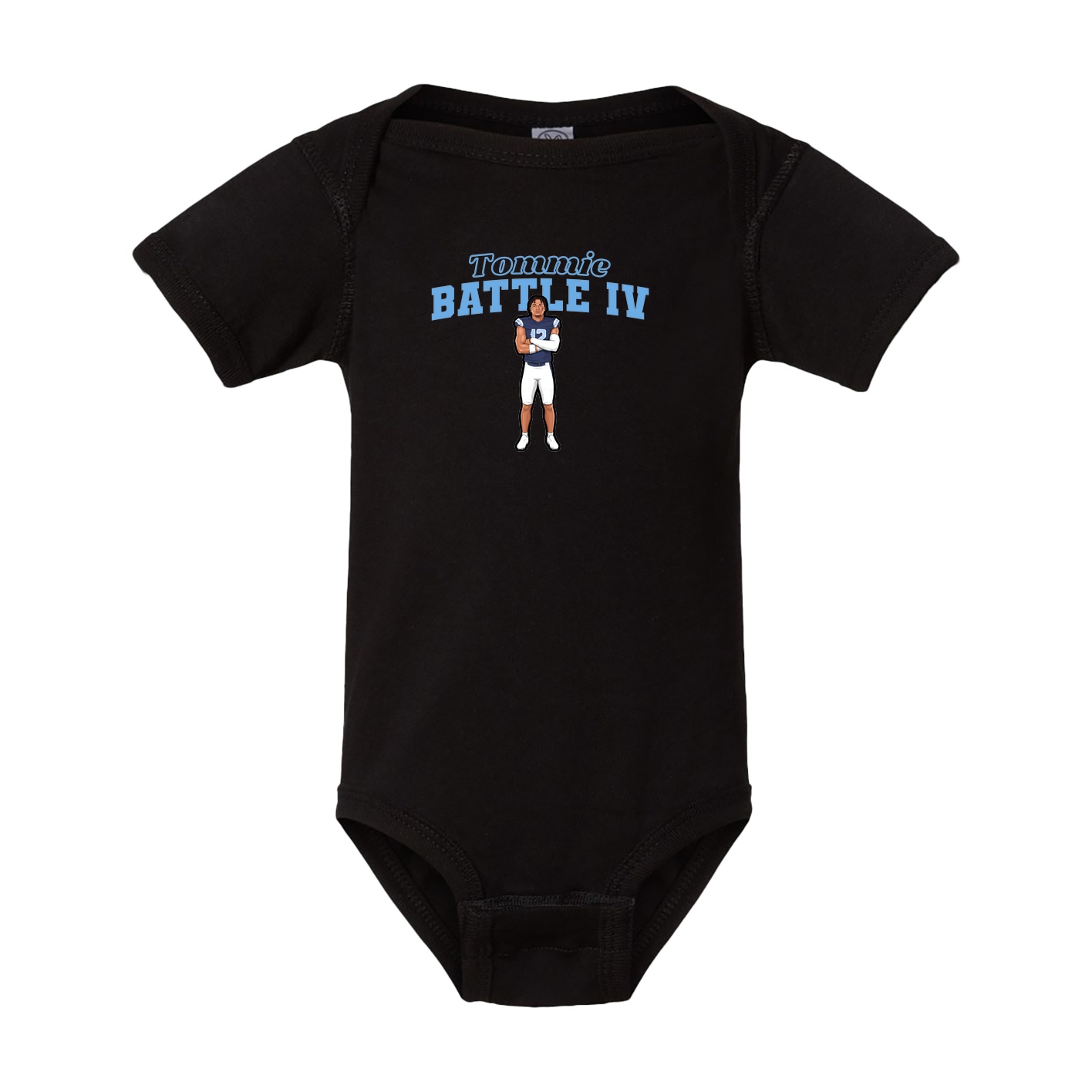 Baby Onesie — Name Arch in Black